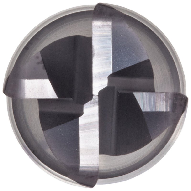 YG -1 EM819 Carbide Corner Radius End Mill, Long Reach, Metric, TIALN Multilayer Finish, 30 Deg Helix, 4 Flutes, 70mm Overall Length, 8mm Cutting Diameter, 8mm Shank Diameter, 0.3mm Corner Radius - Image 3
